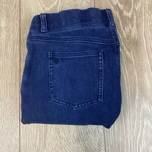 Betabrand Jeans Pull‎ On L Leggings Ankle Indigo Comfort Blue Stretch